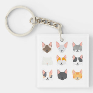 The Cat’s Meow Personalised Name Gift Key Ring