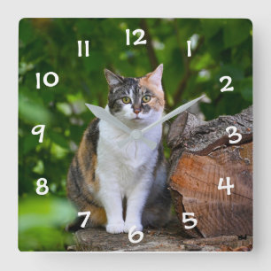 The CAT Square Wall Clock