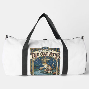 The Cat Star Cat Tarot Card Major Arcana Vintage V Duffle Bag