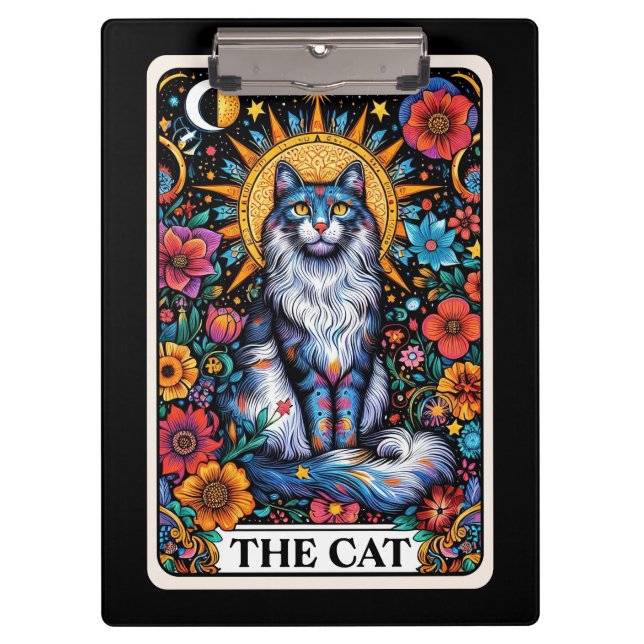 The Cat Tarot – Mystical Feline Clipboard (Front)