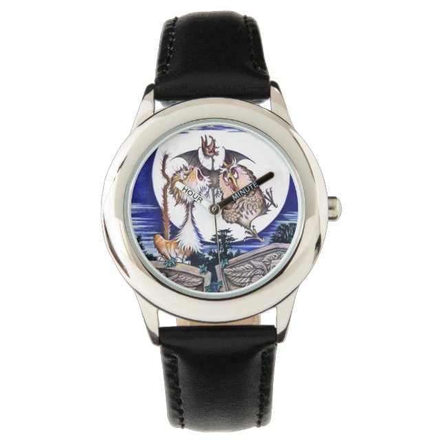 The Cat the Bat and the Owl Watch (Front)