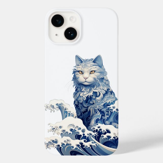 The Cat Wave Off Kanagawa Case-Mate iPhone Case (Back)