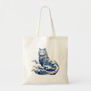 The Cat Wave Off Kanagawa Tote Bag