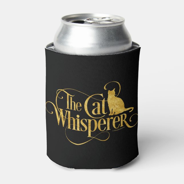 The Cat Whisperer Can Cooler (Can Front)