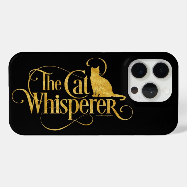 The Cat Whisperer Case-Mate iPhone Case (Back (Horizontal))
