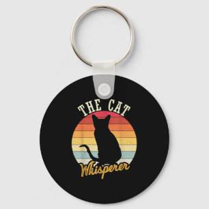 The Cat Whisperer Men Women Girls Kids  Key Ring