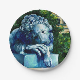 The Cat who ate the Canary Paper Plate