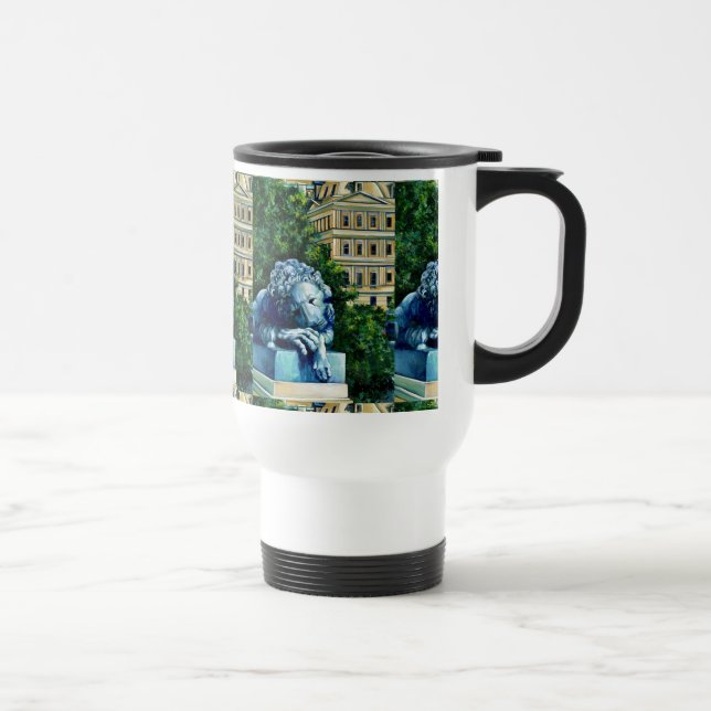The Cat, Who ate the Canary, Washington DC Travel Mug (Right)