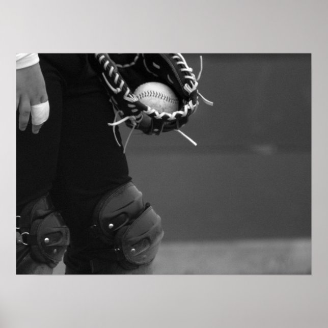 The Catcher - Black and White Poster (Front)