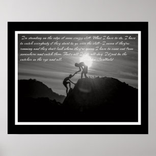 The Catcher in the Rye- Holden Caulfield Quote Poster