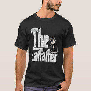 The Catfather Cat Father Mafia Whiskers Male Daddy T-Shirt