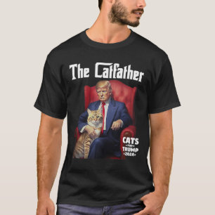 The Catfather Cat For Trump 2024 T-Shirt