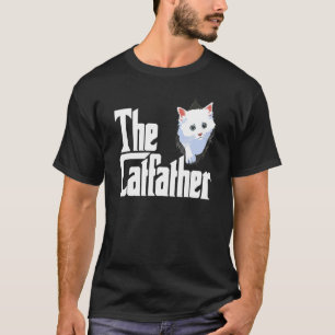 The Catfather Fathers Day Cat Dad Pet Owner T-Shirt