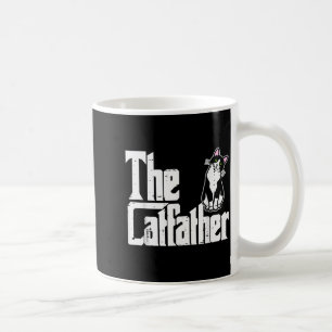 The Catfather Funny Kitten Cat Dad Fur Papa Daddy Coffee Mug