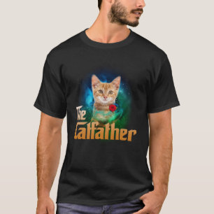 The Catfather Kitten Cat Dad Fathers Day 1 T-Shirt