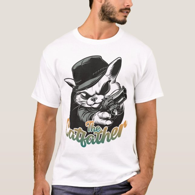 The Catfather T-Shirt (Front)