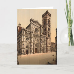 The Cathedral and campanile, Florence Holiday Card
