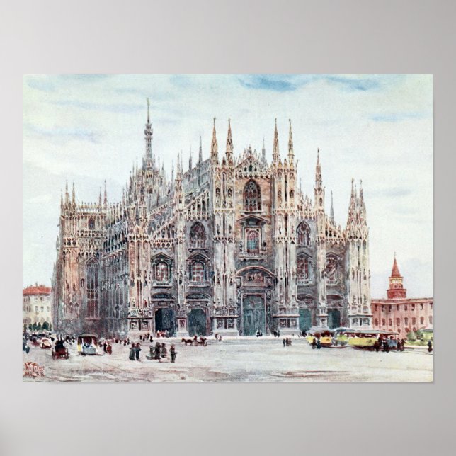 The Cathedral, Milan Poster (Front)