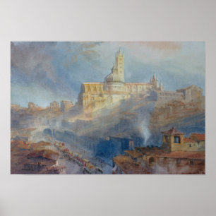 The Cathedral, Siena, 1902 Poster