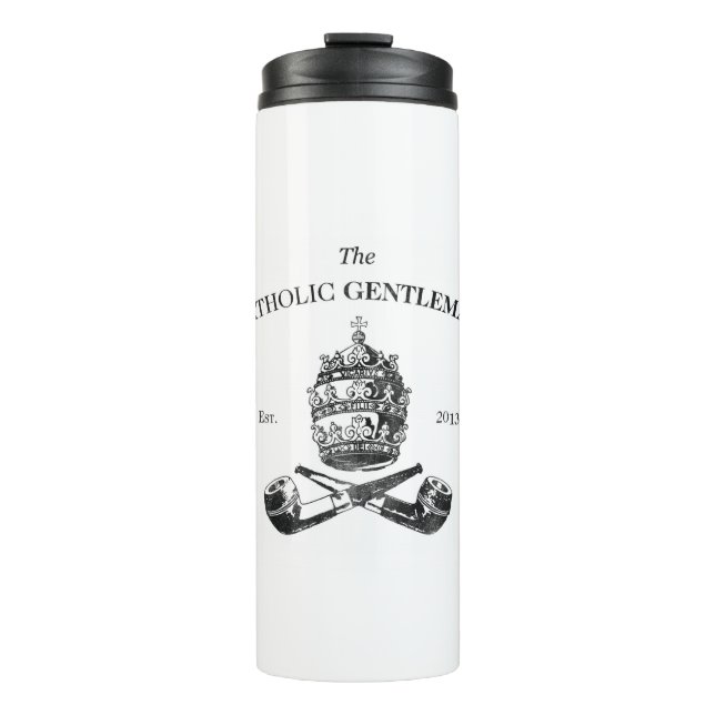 The Catholic Gentleman Thermal Tumbler (Front)