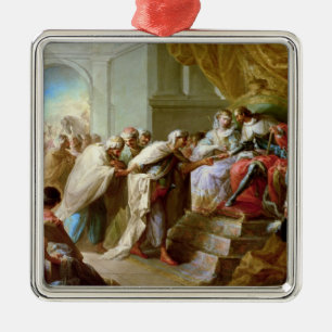 The Catholic King and Queen Metal Tree Decoration