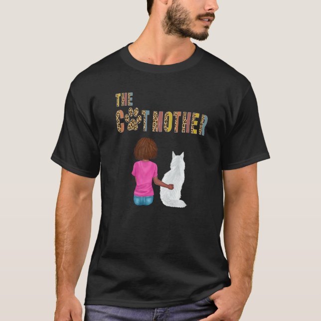 The Catmother Maine Coon Cat   Mother Cat Mom  1 T-Shirt (Front)