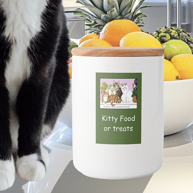 The Cats are in Charge Food Label (Creator Uploaded)