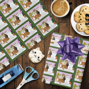 The Cats are in Charge Wrapping Paper
