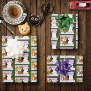 The Cats are in Charge Wrapping Paper Sheet