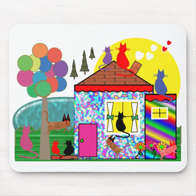 The cats are taking over the house mousepad (Front)