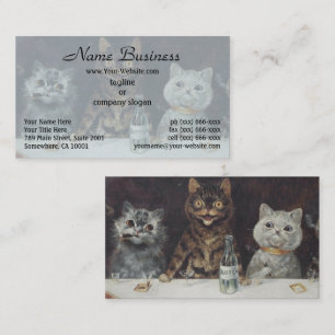 The Cat's Bachelor Celebration Business Card