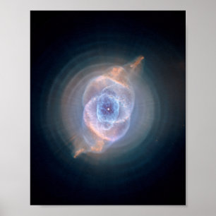The Cat's Eye Nebula 8x10 Poster