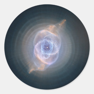 The Cat's Eye Nebula Classic Round Sticker