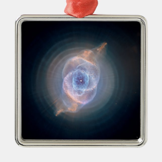 The Cat's Eye Nebula Metal Ornament (Front)
