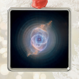 The Cat's Eye Nebula Metal Ornament
