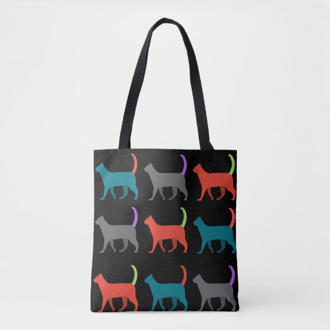 The cats in the bag! tote bag (Front)