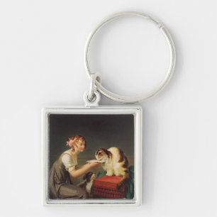The Cat's Lunch Key Ring