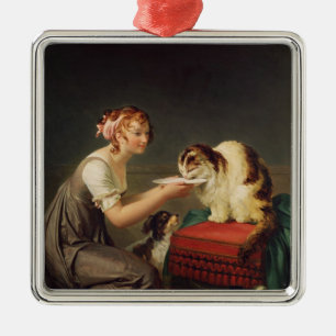 The Cat's Lunch Metal Ornament