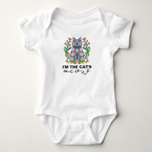 The Cat's Meow Baby Bodysuit