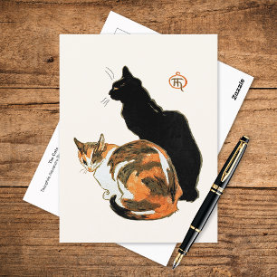 The Cats Portrait Theophile Steinlen Postcard