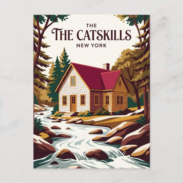 The Catskills USA Postcard (Front)