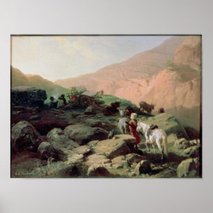 The Caucasus, 1872 Poster