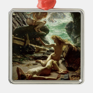 The Cave of the Storm Nymphs, 1903 (oil on canvas) Metal Tree Decoration