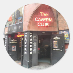 The Cavern Club in Liverpool's Mathew Street Classic Round Sticker