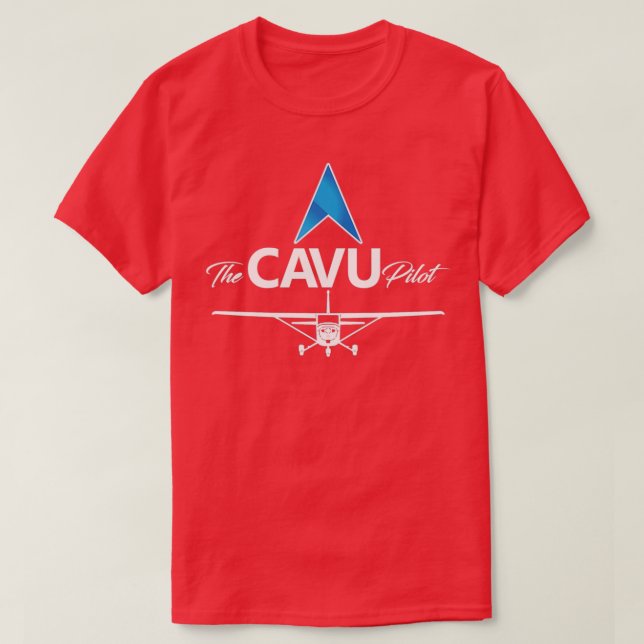 The CAVU Pilot  T-Shirt (Design Front)