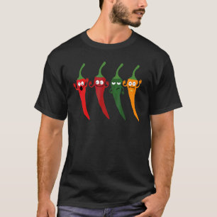 The Cayenne Pepper Hot Colourful Chilli T-Shirt