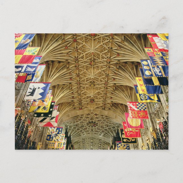 The Ceiling of St. George's Chapel, Windsor Postcard (Front)