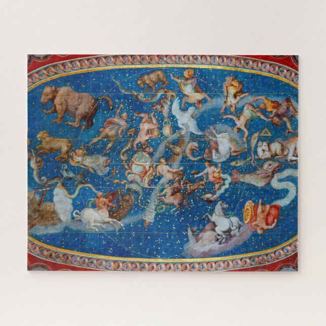 The Ceiling of the Sala Bologna, Celestial Map Jigsaw Puzzle (Horizontal)