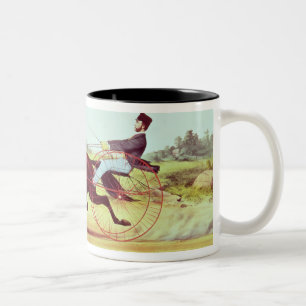 The Celebrated Horse, George M. Patchen Two-Tone Coffee Mug