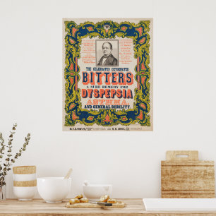 The Celebrated Oxygenated Bitters Poster